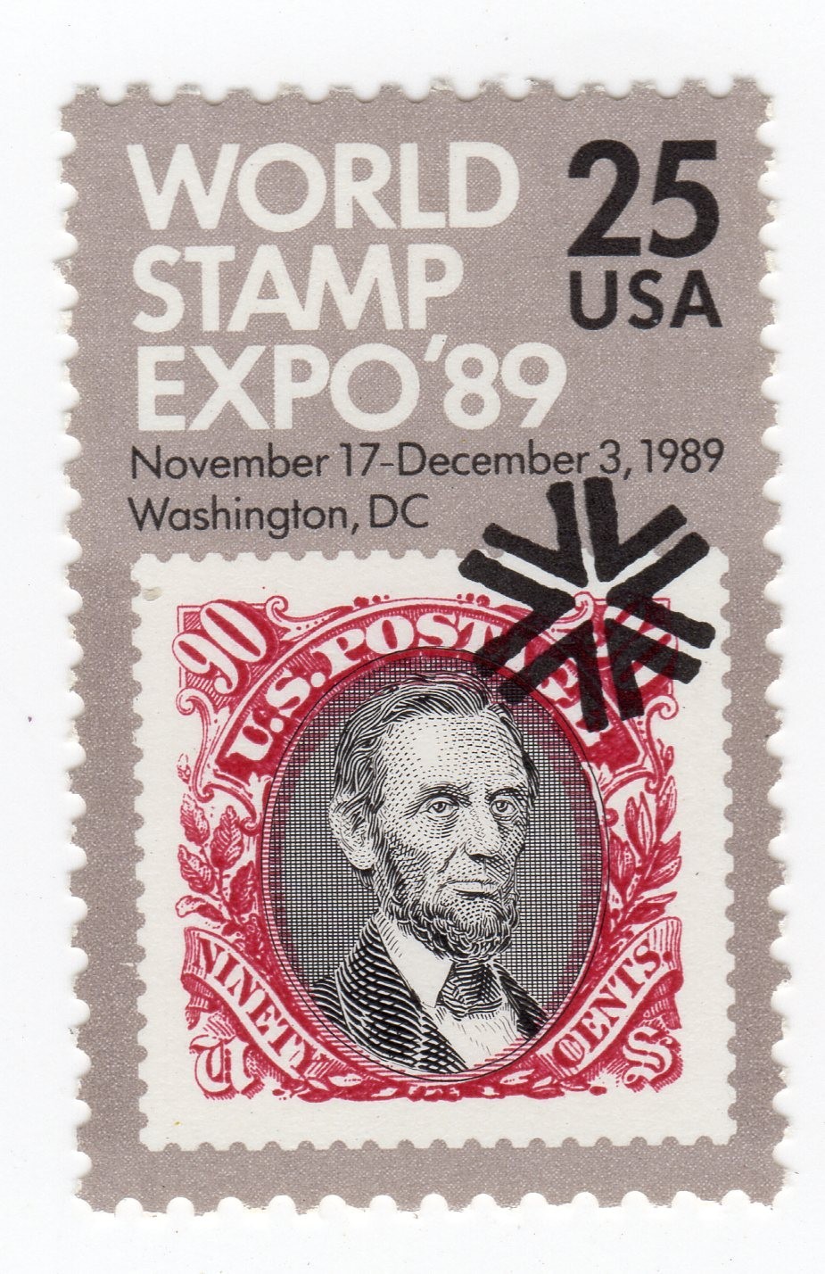 Scott #2410 World Stamp Expo Lincoln Single Stamp - MNH