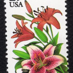 Scott #2829 - Garden Flowers Lily Booklet Single Stamp - MNH