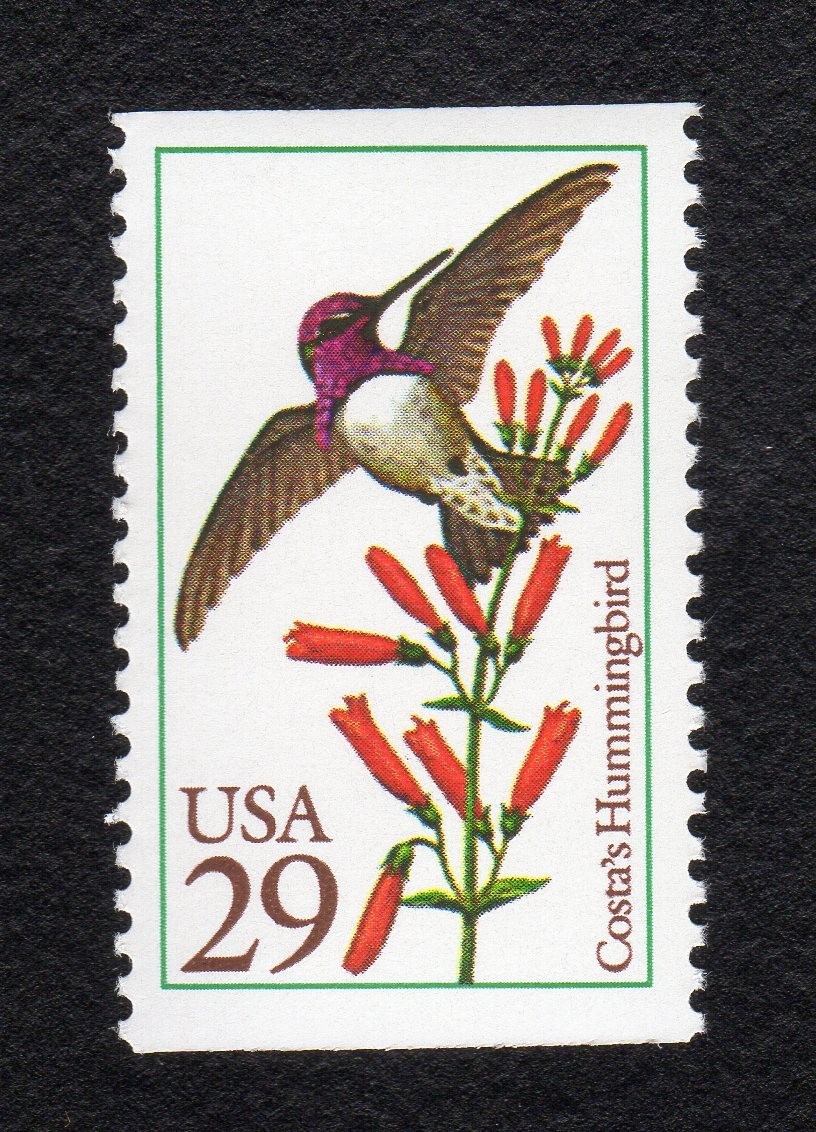 Scott #2644 Costa's Hummingbird Single Stamp - MNH