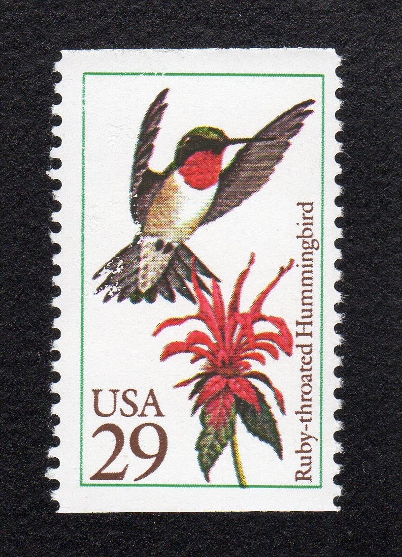 Scott #2642 Ruby-Throated Hummingbird Single Stamp - MNH
