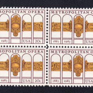 Scott #2054 Metropolitan Opera Block of 4 Stamps - MNH
