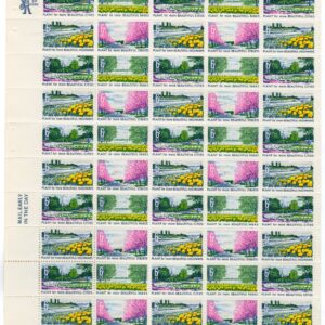 Scott #1368a Beautification of America Sheet of 50 Stamps - MNH P#30626 LL
