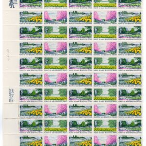 Scott #1368a Beautification of America Sheet of 50 Stamps - MNH P#30665 LL