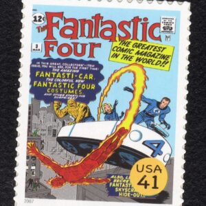 Scott #4159l Marvel's Cover of Fantastic Four #1 Single Stamp - MNH