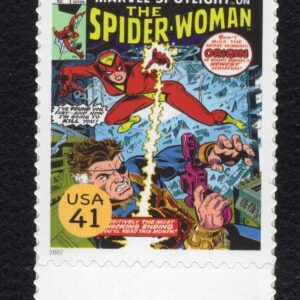 Scott #4159q Marvel Spotlight Cover on Spider-Woman Single Stamp - MNH w/Selvage