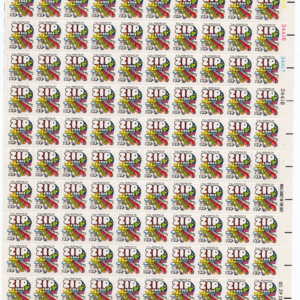 Scott #1511 Zip Code Sheet of 100 Stamps - MNH