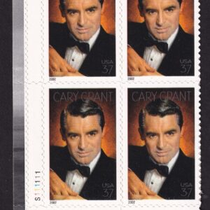 Scott #3692 Cary Grant (Legends of Hollywood) Plate Block of 4 Stamps - MNH LL