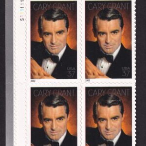 Scott #3692 Cary Grant (Legends of Hollywood) Plate Block of 4 Stamps - MNH UL