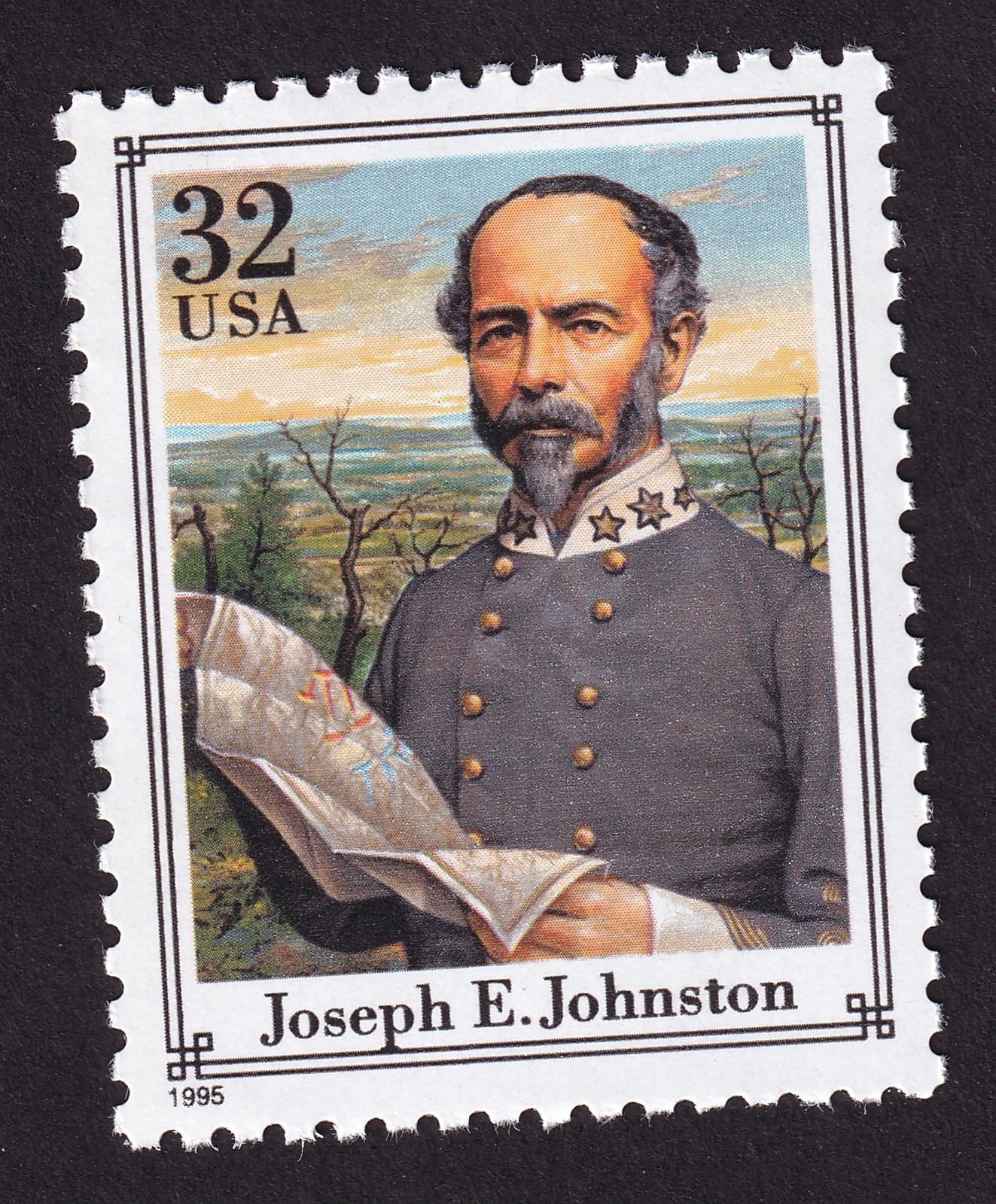 Scott #2975h General Joseph E. Johnston Civil War Single Stamp - MNH
