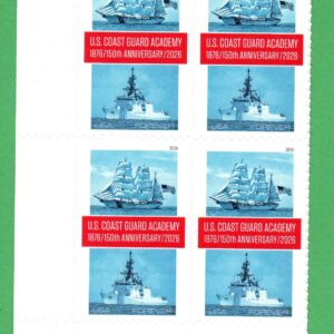 Scott #6117 Coast Guard Academy Anniversary Plate Block of 4 Stamps - MNH LL