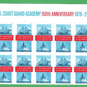 Scott #6117 Coast Guard Academy Anniversary Title Block of 10 Stamps - MNH