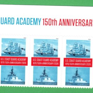 Scott #6117 Coast Guard Academy Anniversary Title Block of 5 Stamps - MNH