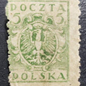 Stamp Europe Poland "All Eagle and Fasces, for United Poland"