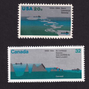 Scott #2091 St. Lawrence Seaway Joint Issue Canada Single Stamps - MNH
