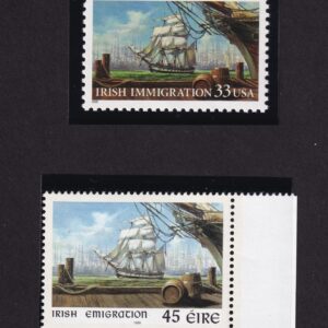 Scott #3286 Irish Immigration Joint Issue Ireland Single Stamps - MNH in mounts