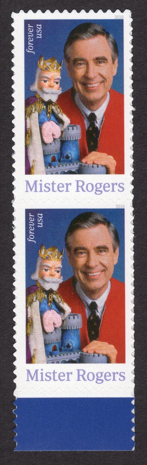 Scott #5275 Mister Rogers 2018 Veritical Pair of Forever Stamps - MNH
