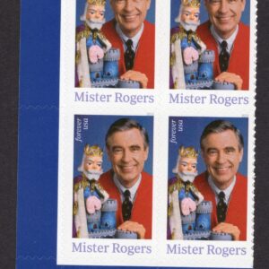 Scott #5275 Mister Rogers 2018 Plate Block of 4 Forever Stamps - MNH LL