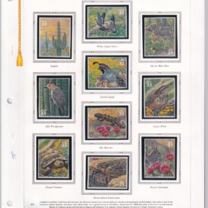 Scott #3293 Sonoran Desert (Nature Series) Set of 10 Stamps - MNH White Ace Page