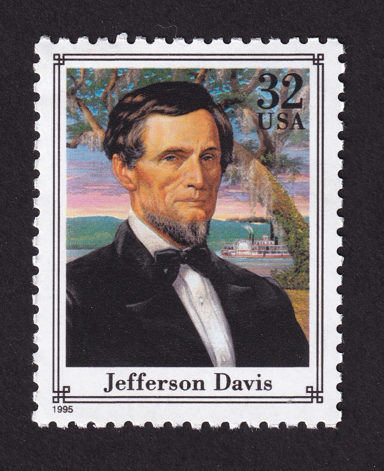 Scott #2975f Jefferson Davis President Civil War Single Stamp - MNH