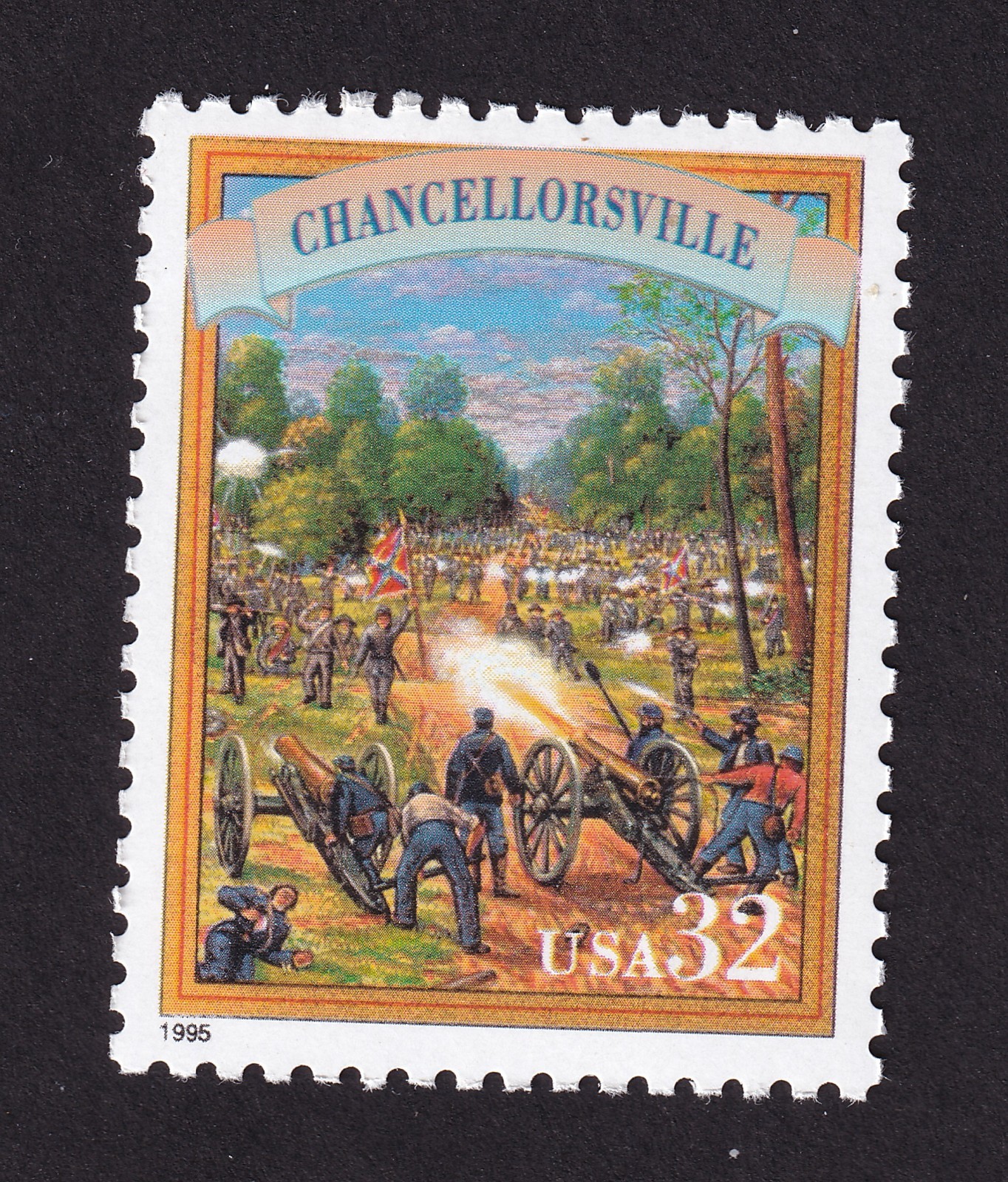 Scott #2975p Battle of Chancellorsville Civil War Single Stamp - MNH