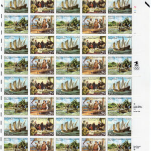 Scott #2623a (2620-23) 29¢ 500th Columbus Voyages Full Sheet of 40 Stamps - MNH