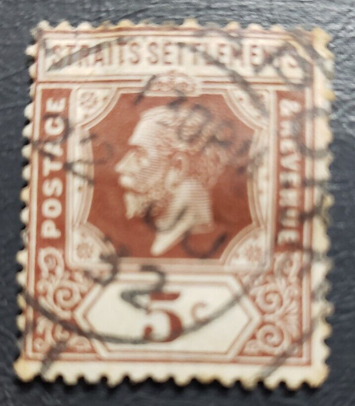 Stamp Asia Straits Settlement (Malaysia, Singapore) 1902 5c A14 sc# 96