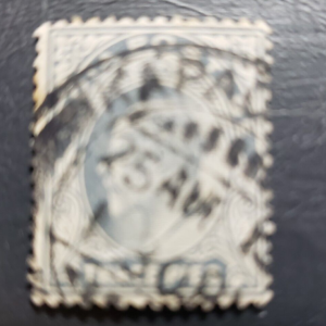 Stamp Asia India 1902 Edward VII 3p A32 sc#60 gray