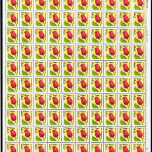 Scott #2517 F Series Tulip Sheet of 100 Stamps - MNH P#U1221 LR