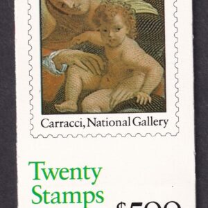 Scott #BK167 (2427a) Madonna and Child (Carracci) Booklet of 20 Stamps - MNH