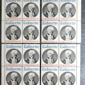 Scott #1716 Lafayette Matched Set Plate Blocks of 4 Stamps - MNH P#37945