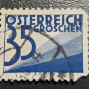 Stamp Europe Austria 1930 Postage Due stamp D11 J151 dark blue