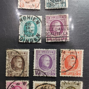 Stamp Europe Belgium 1922-1927 set of 10 A58