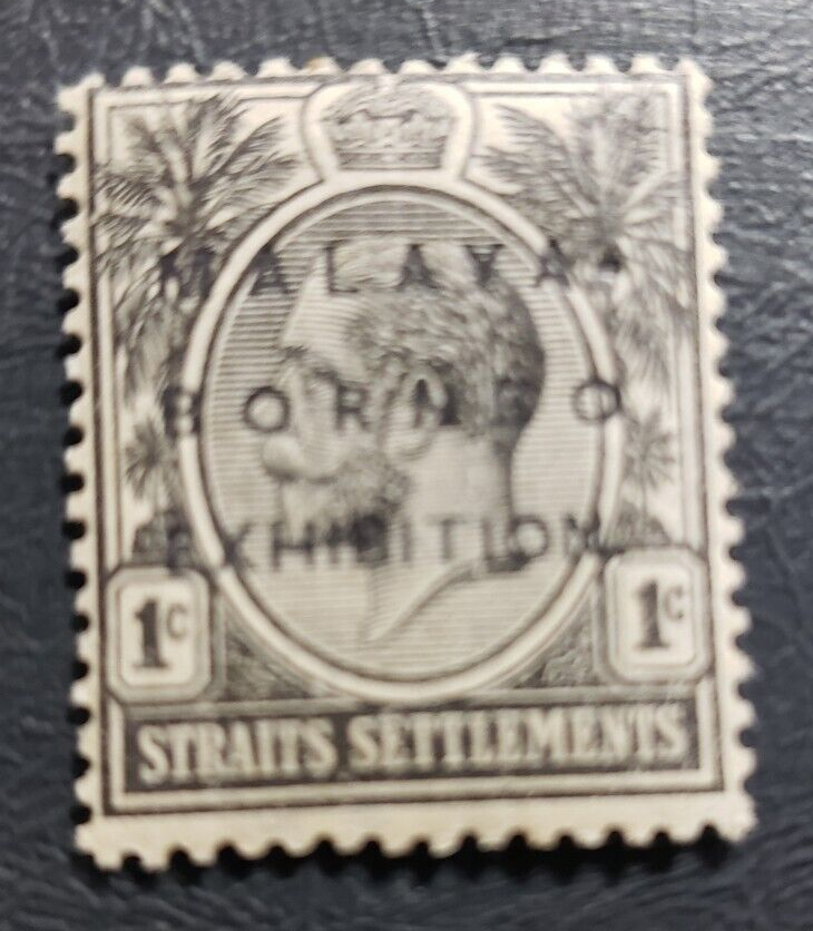 Stamp Asia Straits Settlement 1922 A21 King George V w/ overprint