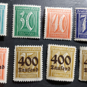 Stamp Europe Germany Numeral of Value A26 1921 & 1923