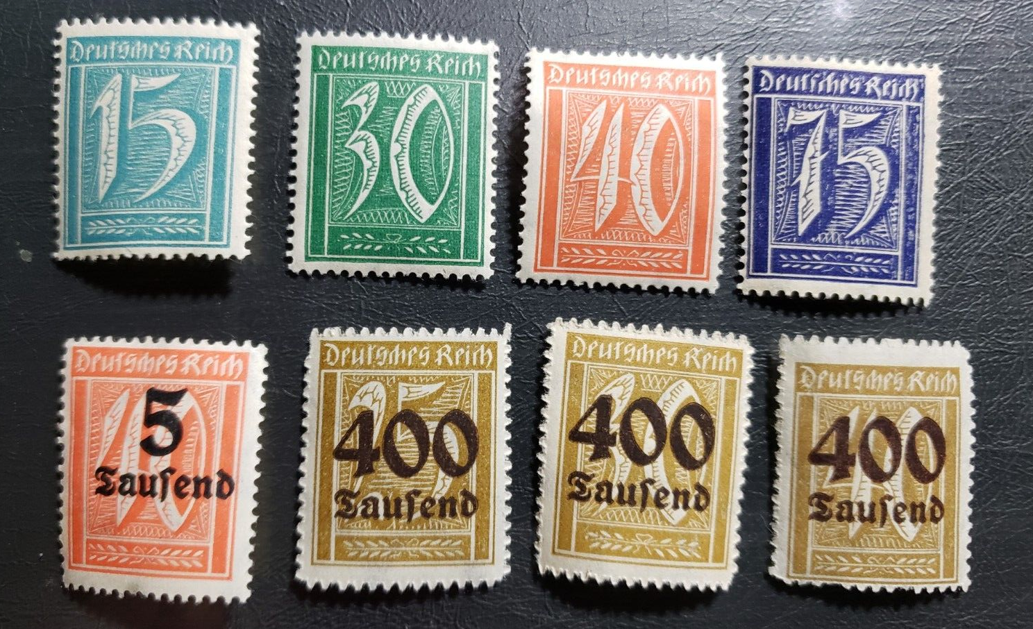 Stamp Europe Germany Numeral of Value A26 1921 & 1923