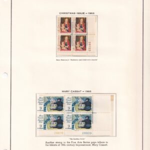 Scott #1338 & 1341 Plate Blocks of 4 Stamps - MNH