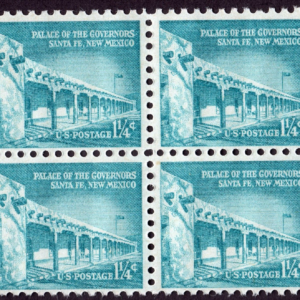 Scott #1031A Palace of Governors Santa Fe (Strip) Block of 4 Stamps - MNH