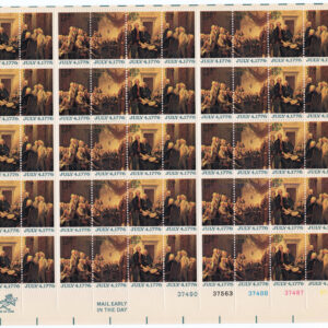 Scott #1694a (1691-94) Declaration of Independence Sheet of 50 Stamps - MNH