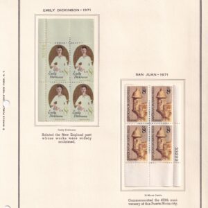 Scott #1436 & 1437 Plate Blocks of 4 Stamps - MNH