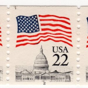 Scott #2115 Flag over Capitol Dome Plate Number Coil (PNC) of 3 Stamps - MNH