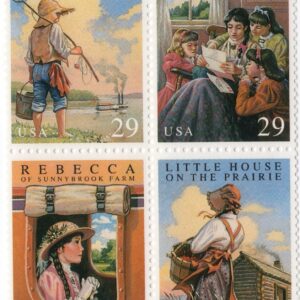Scott #2788a (2785-2788) Children's Classics Block of 4 Stamps - MNH Huck 1st