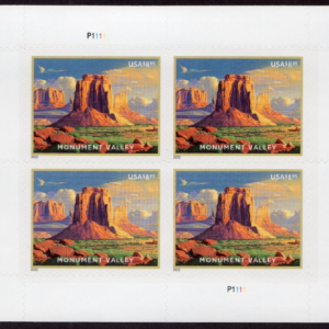 Scott #5666 Monument Valley Sheet of 4 Priority Mail Stamps - MNH