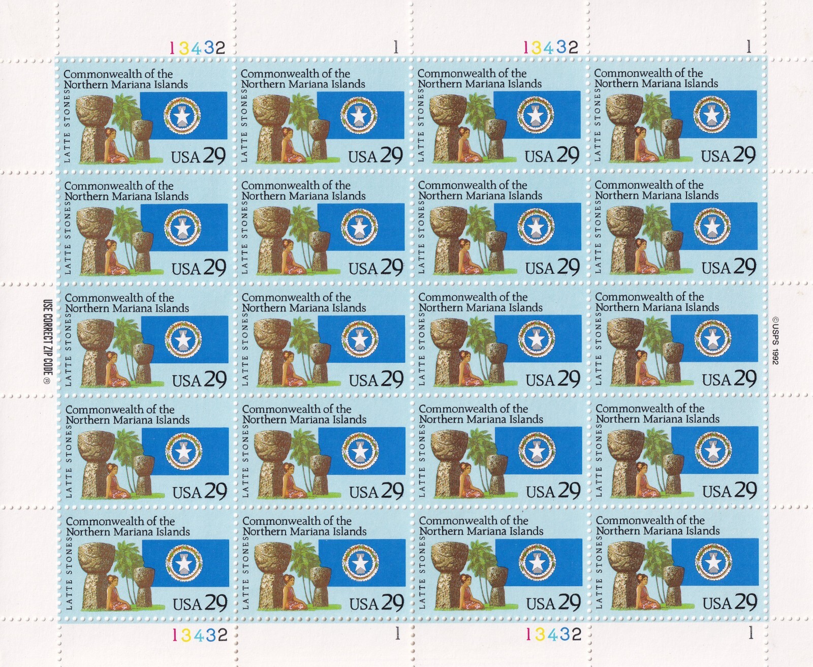 Scott #2804 Mariana Islands Sheet of 20 Stamps - MNH