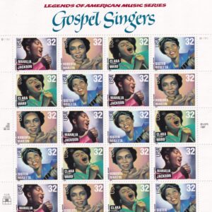 Scott #3219a (3216-19) Gospel Singers Sheet of 20 Stamps - MNH