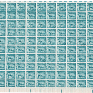 Scott #1031A Palace of Governors Santa Fe Sheet of 50 Stamps - MNH P#26620 (LR)