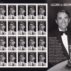 Scott #4526 Gregory Peck Sheet of 20 Forever Stamps - MNH