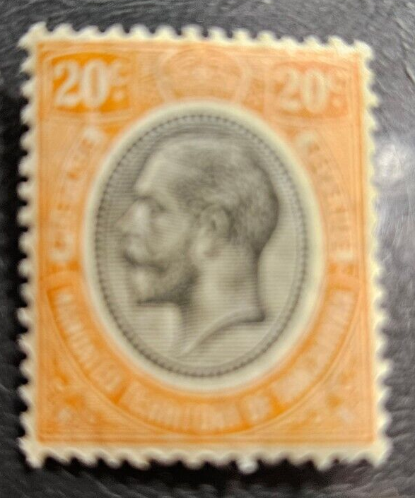 Stamp Africa Tanganyika 1927 "King George V" 20c A5 #32 MNH