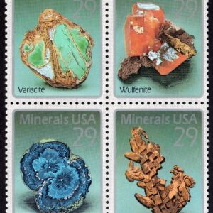 Scott #2703a (2700-03) Minerals Block of 4 Stamps - MNH