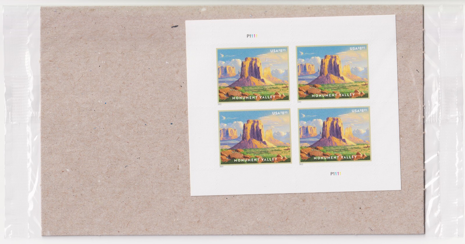 Scott #5666 Monument Valley Sheet of 4 Priority Mail Stamps - Sealed