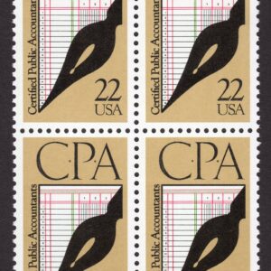 Scott #2361 Certified Public Accountant (CPA) Block of 4 Stamps - MNH